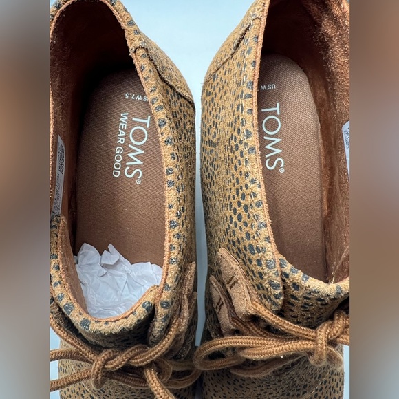 TOMS - Womens Kala Bootie, Size: 7.5 B(M) Color: Tan Mini Cheetah Suede - NWT - Picture 14 of 14